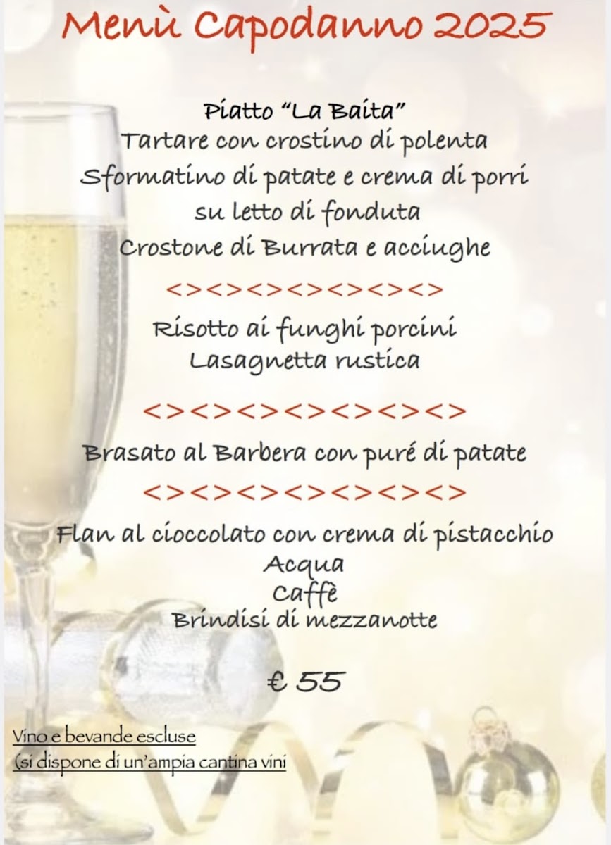 Menu Osteria La Baita Di Motetta Michele-1